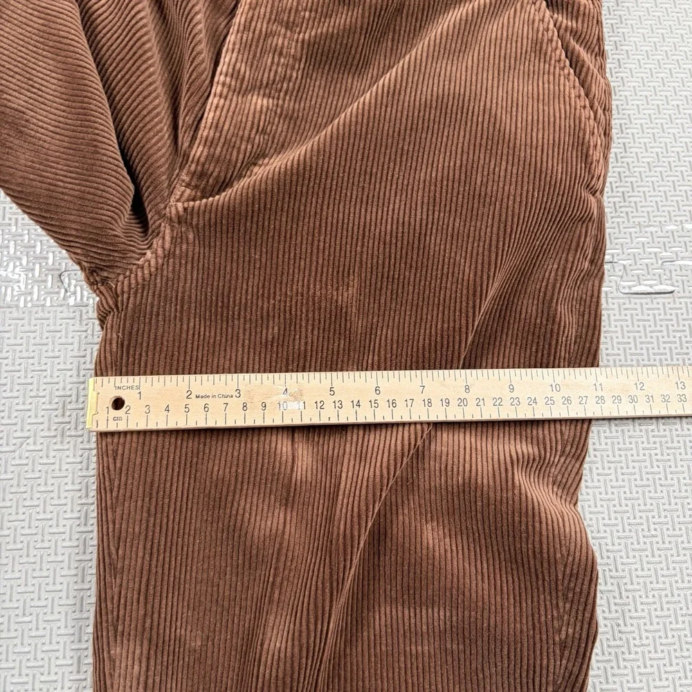 Vintage POLO RALPH LAUREN Men 32x30(25) Brown Straight Corduroy Pants Old Money